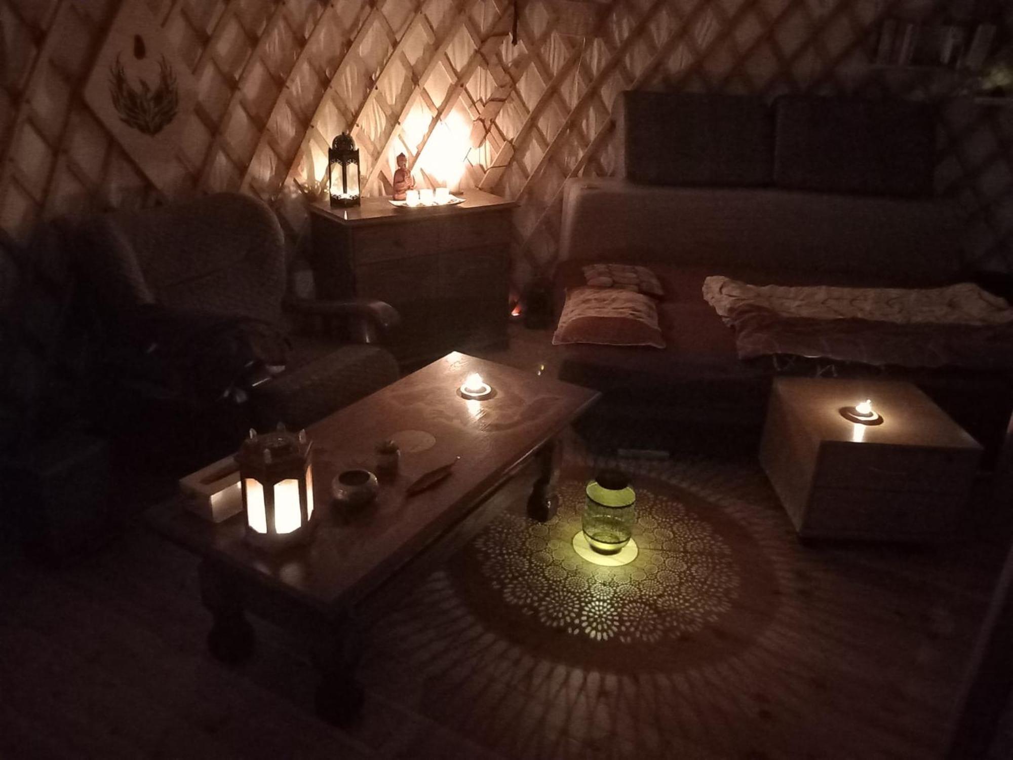 Jurta V Hajich Hotel Oldrichov v Hajich Bagian luar foto